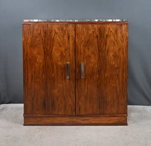 Aparador chapado en palisandro, Art Déco – 1940
