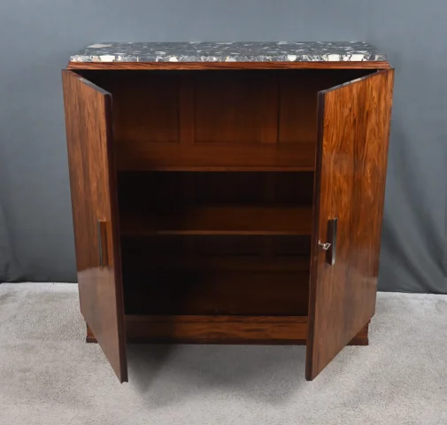 Aparador chapado en palisandro, Art Déco – 1940