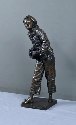 Important Bronze « Au clair de la Lune », signé Bouret – Fin XIXe