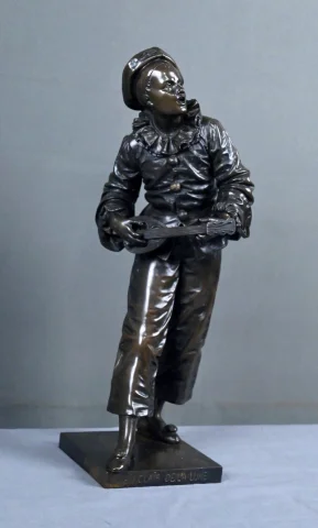 Important Bronze « Au clair de la Lune », signé Bouret – Fin XIXe
