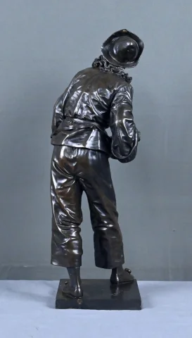 Important Bronze « Au clair de la Lune », signé Bouret – Fin XIXe