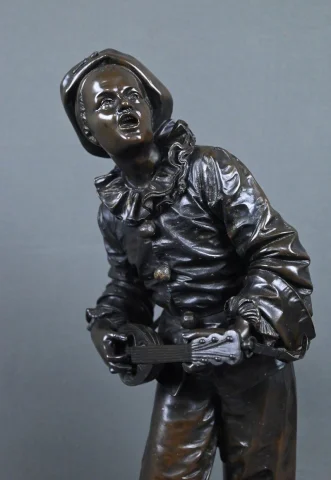 Important Bronze « Au clair de la Lune », signé Bouret – Fin XIXe