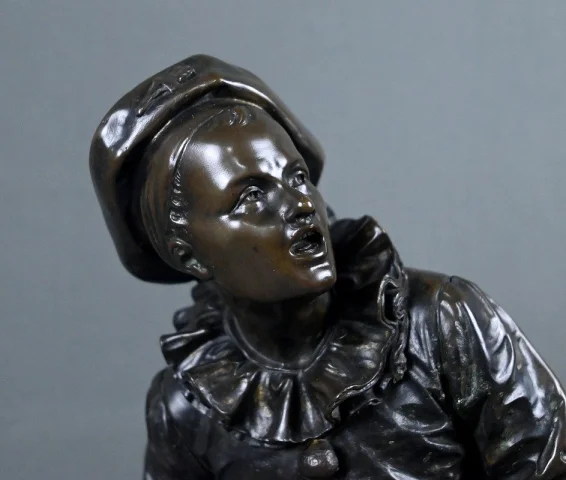 Important Bronze « Au clair de la Lune », signé Bouret – Fin XIXe