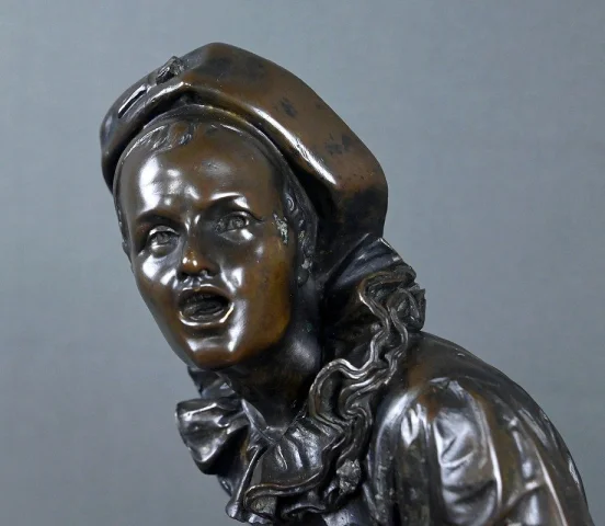 Important Bronze « Au clair de la Lune », signé Bouret – Fin XIXe