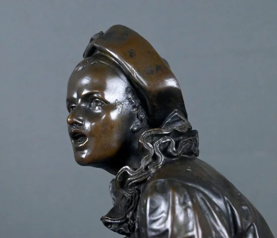 Important Bronze « Au clair de la Lune », signé Bouret – Fin XIXe