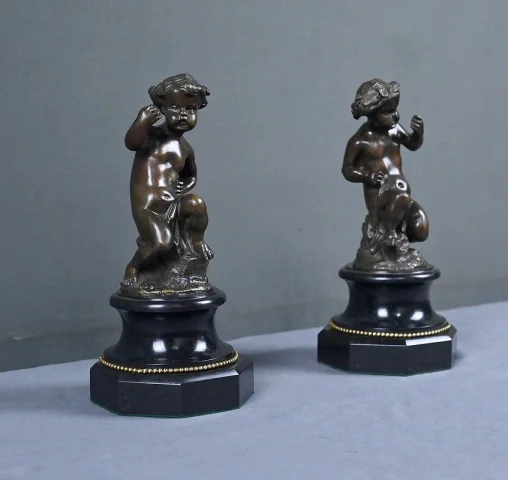 Paire de Putti en Bronze – 2ème partie XIXe