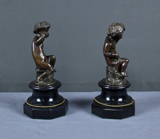 Paire de Putti en Bronze – 2ème partie XIXe