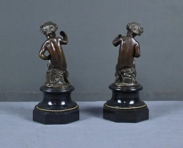 Paire de Putti en Bronze – 2ème partie XIXe