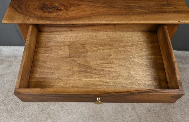 Small Louis-Philippe Style Walnut Writing Table – 19th Century — Restored