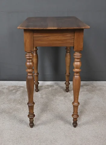 Small Louis-Philippe Style Walnut Writing Table – 19th Century — Restored