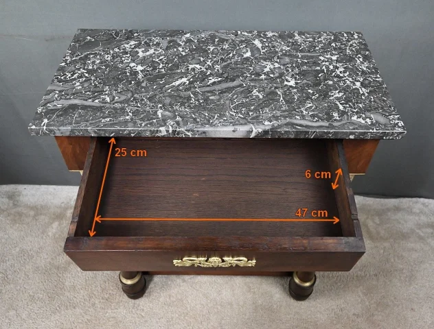 Petite Console en Acajou, style Empire – XIXe

小型桃花心木台, 帝政风格 – 19世纪 — Restauré