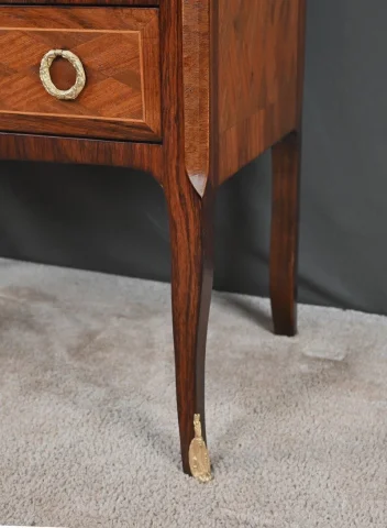 Marquetry Chest of Drawers, Transition Louis XV–Louis XVI Style – Mid-20th Century — Restored