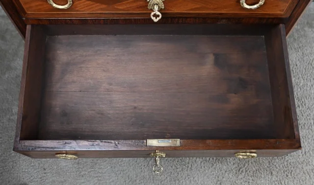 Marquetry Chest of Drawers, Transition Louis XV–Louis XVI Style – Mid-20th Century — Restored