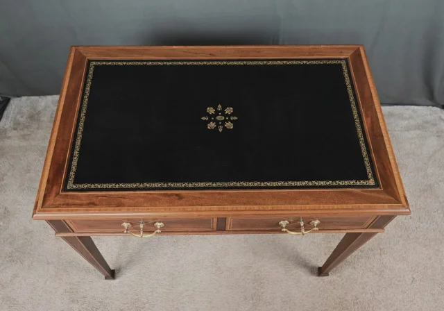 Small Mahogany Desk, English Style – Early 20th Century — Restored