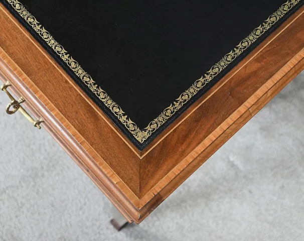 Small Mahogany Desk, English Style – Early 20th Century — Restored
