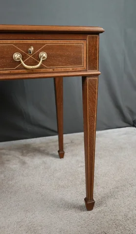 Small Mahogany Desk, English Style – Early 20th Century — Restored