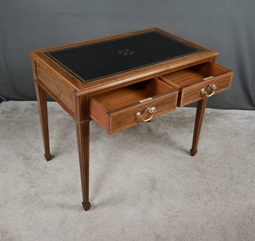 Small Mahogany Desk, English Style – Early 20th Century — Restored
