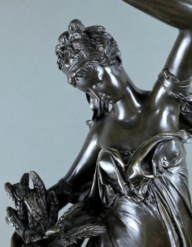 Importante bronzo "Estate" firmato Carrier-Belleuse – seconda metà del XIX secolo — Ottimo stato