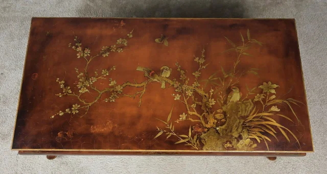 Tavolino in Legno Laccato, Cina – Metà XX Secolo — Buono stato