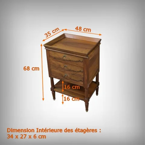 Petite Table de Salon en Noyer, style Louis-Philippe – Milieu XIXe

ルイ・フィリップ様式のウォールナット製小型サロンテーブル – 19世紀中頃 — Restauré