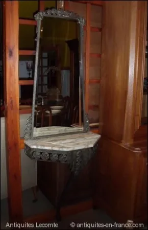 CONSOLE AND MIRROR