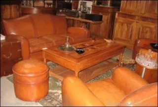 Salon-Club en Cuir  - XXeme