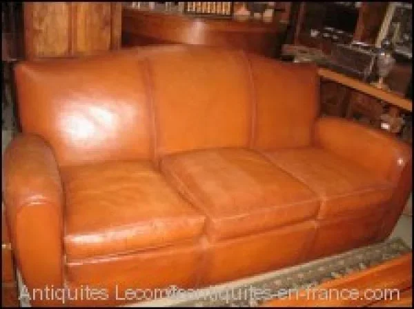 Salon-Club en Cuir  - XXeme