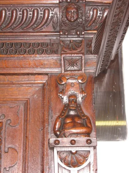 RENAISSANCE STYLE OAK CABINET