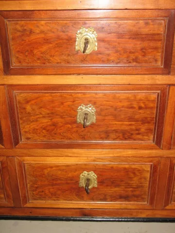Commode Louis XVI enAcajou XIXeme