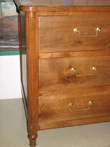 Commode Louis XVI en chêne XIXeme