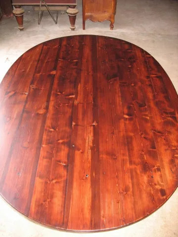 Table ovale XIXeme