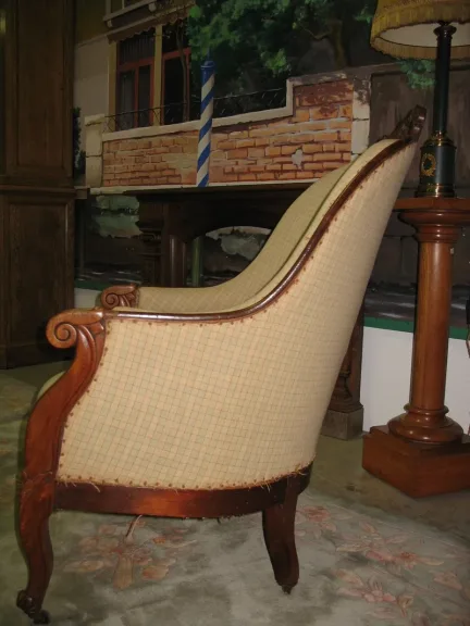 NAPOLEON III PERIOD BERGERE SESSEL