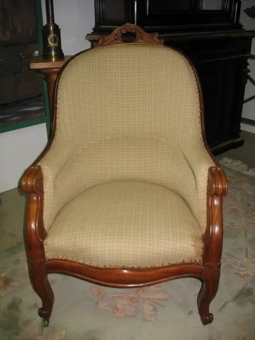 Bergère NAPOLEON III en acajou