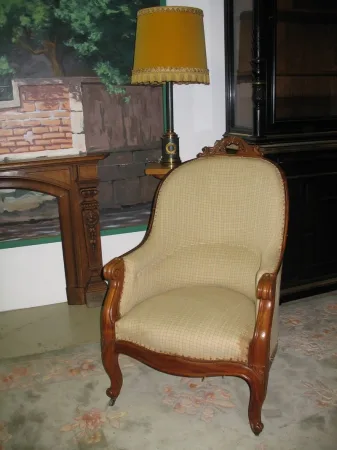 NAPOLEON III PERIOD BERGERE SESSEL