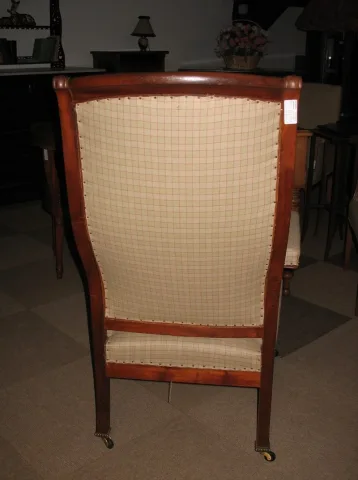 Fauteuil Voltaire en Acajou XIXe