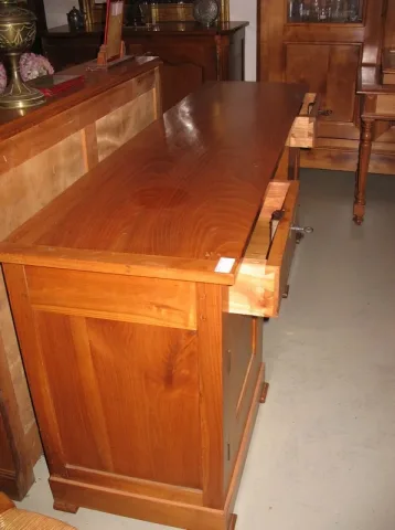 Bureau de commerce en merisier 1900