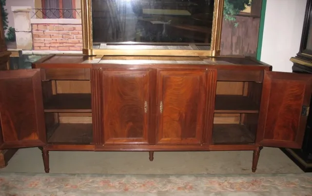 Enfilade Louis XVI en acajou de Cuba XVIIIe