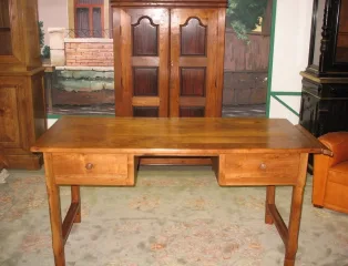 19TH C CHERRYWOOD DESK