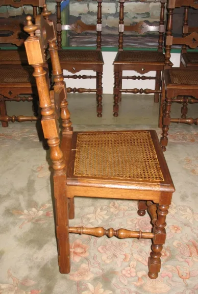 SET VON SIEBEN LOUIS XIII STYLE STÜHLE