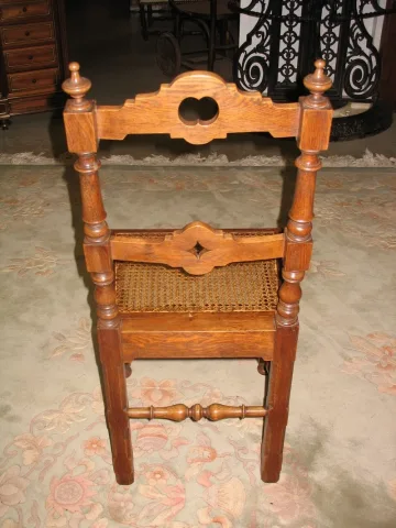 SET VAN ZEVEN LOUIS XIII STYLE CHAIRS