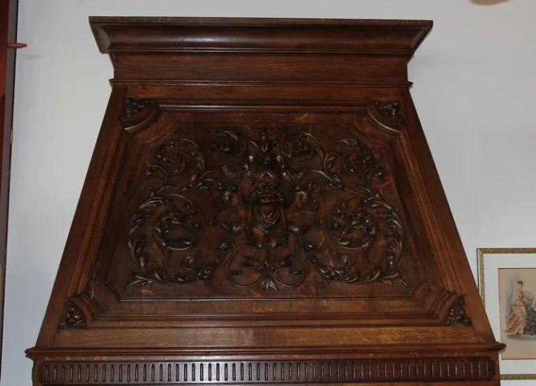 OAK FIREPLACE
