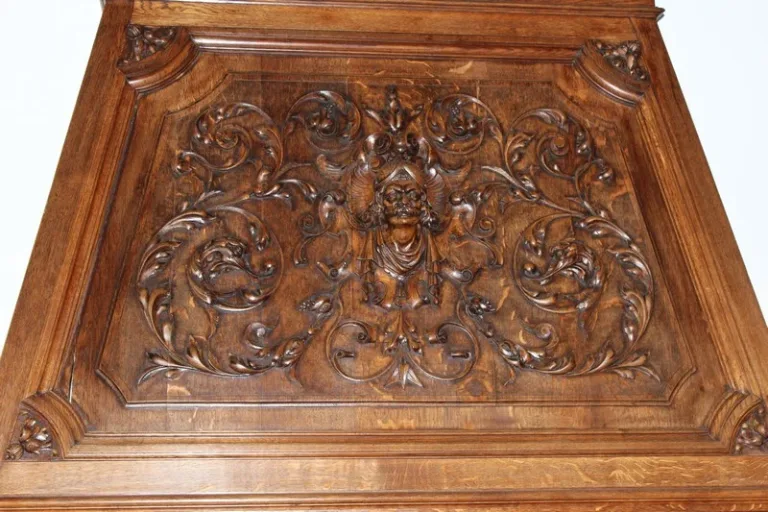 OAK FIREPLACE