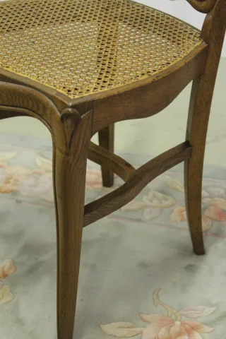 Chaises Louis-Philippe en chêne XIXe
