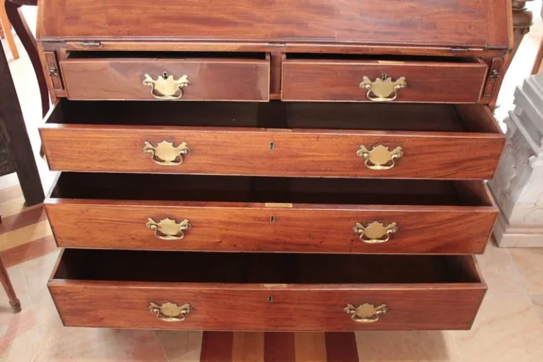 19TH C BUREAU BOOKCASE