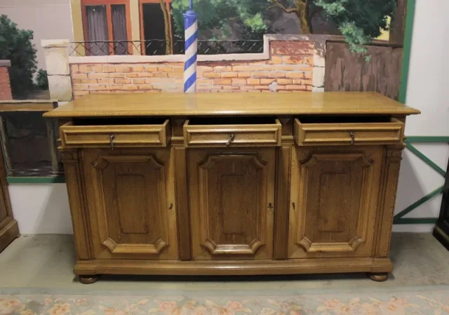 Buffet-enfilade en chêne XXe