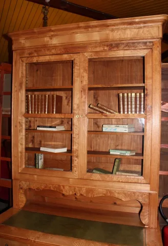 LOUIS PHILIPPE PERIOD BUREAU BOOKCASE