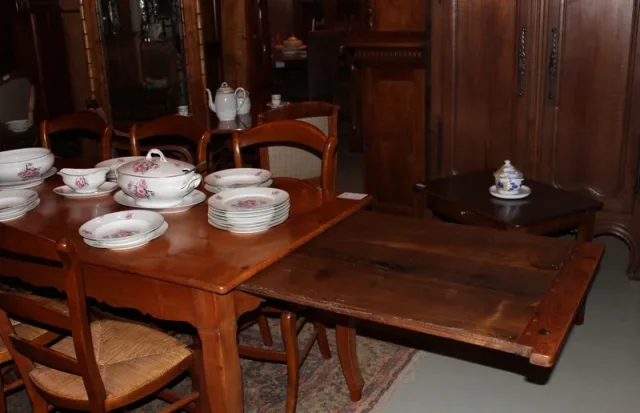 Table de Ferme en Merisier XIXeme