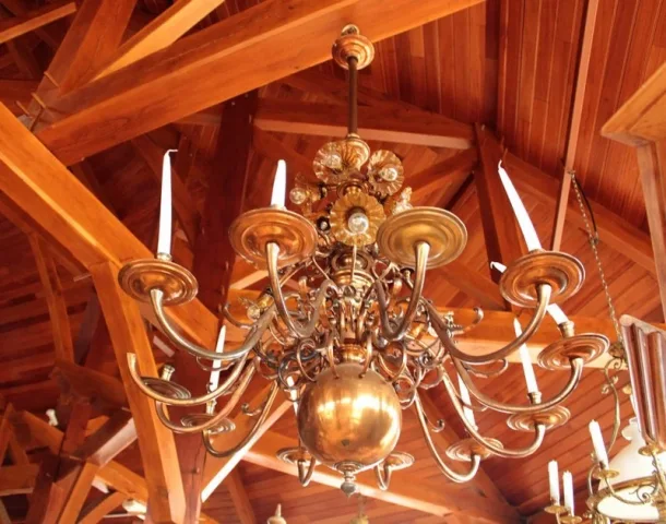 Lustre en Bronze du début XXeme