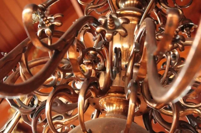 Lustre en Bronze du début XXeme