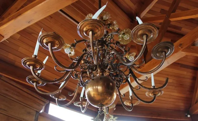 Lustre en Bronze du début XXeme